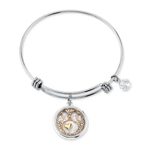 MINNIE MOUSE BOW-TIFUL! Floating Crystal Adjustable Bracelet - Picture 1 of 4